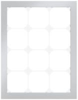 UP-Abdeckrahmen EDIZIO.liv prestige SNAPFIX® 4×3 214×274mm Al