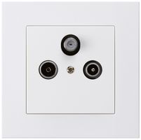 UP-Antennendose kallysto.pro R/TV/SAT weiss