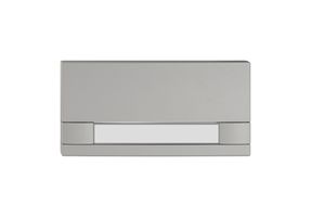 Poussoir 1/2 EDIZIO.liv KNX et UNI a.SNAPFIX® s.LED a.étiquette comm.2T grc