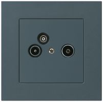 UP-Antennendose R/TV-Daten kallysto.pro 2GHz 19db anthrazit