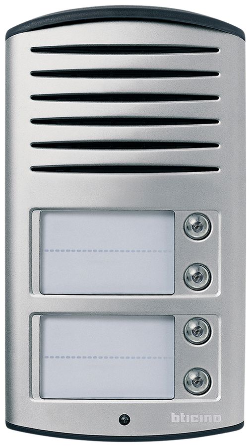 AP-Aussenstation Audio Legrand SFERA LINEA 2000 4×Tasten 176×98mm Si IP54