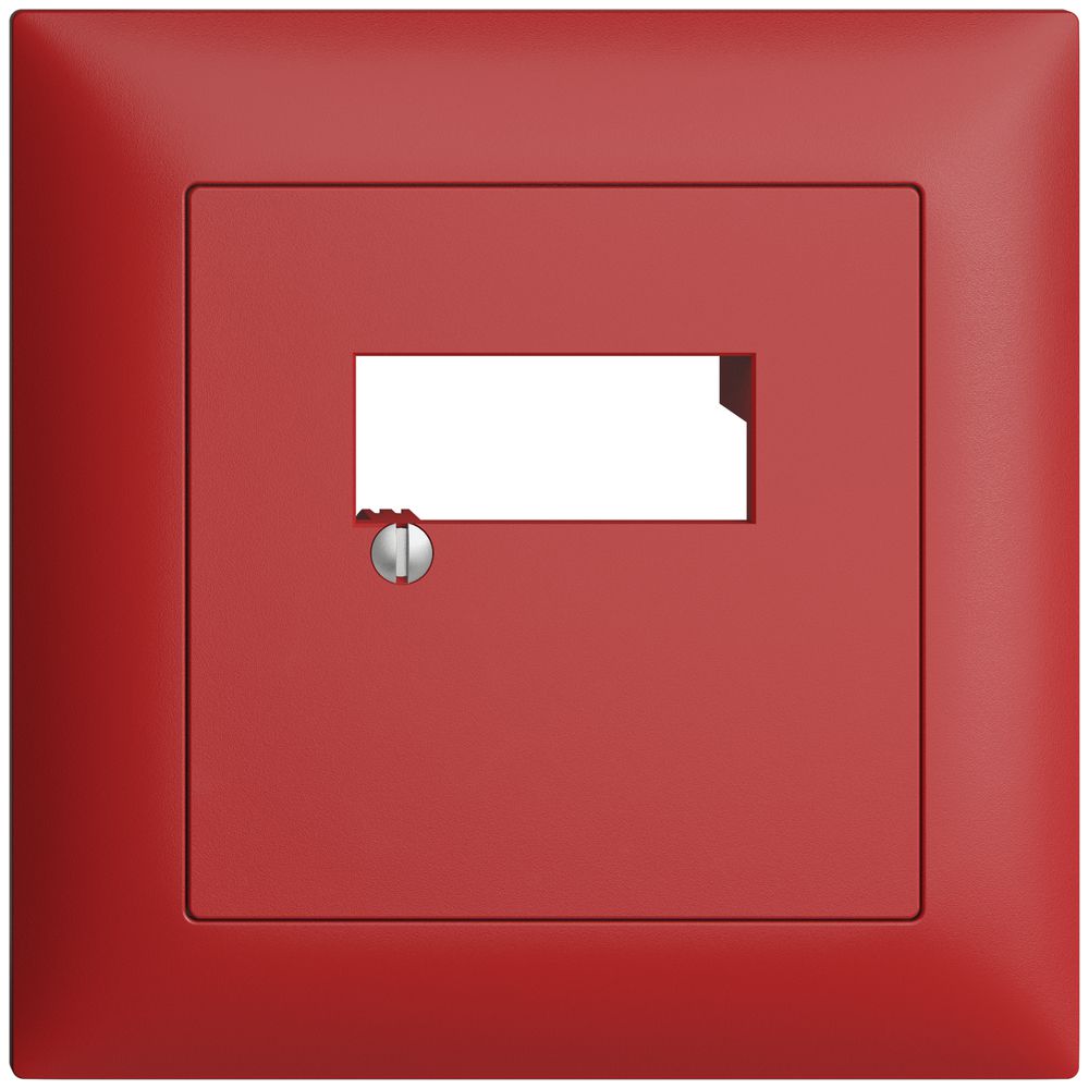 UP-Frontset EDIZIOdue berry 88×88mm 2×RJ45