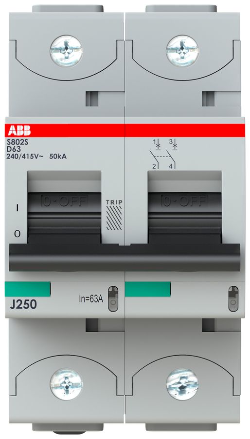 Leitungsschutzschalter ABB S802S-D 63A 50kA