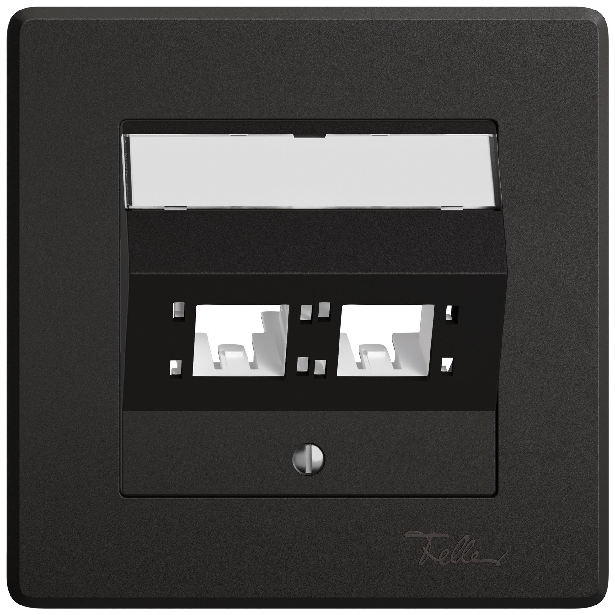 UP-Montageset EDIZIO.liv SNAPFIX® für freenet Kat.6A Adapter 2× sz