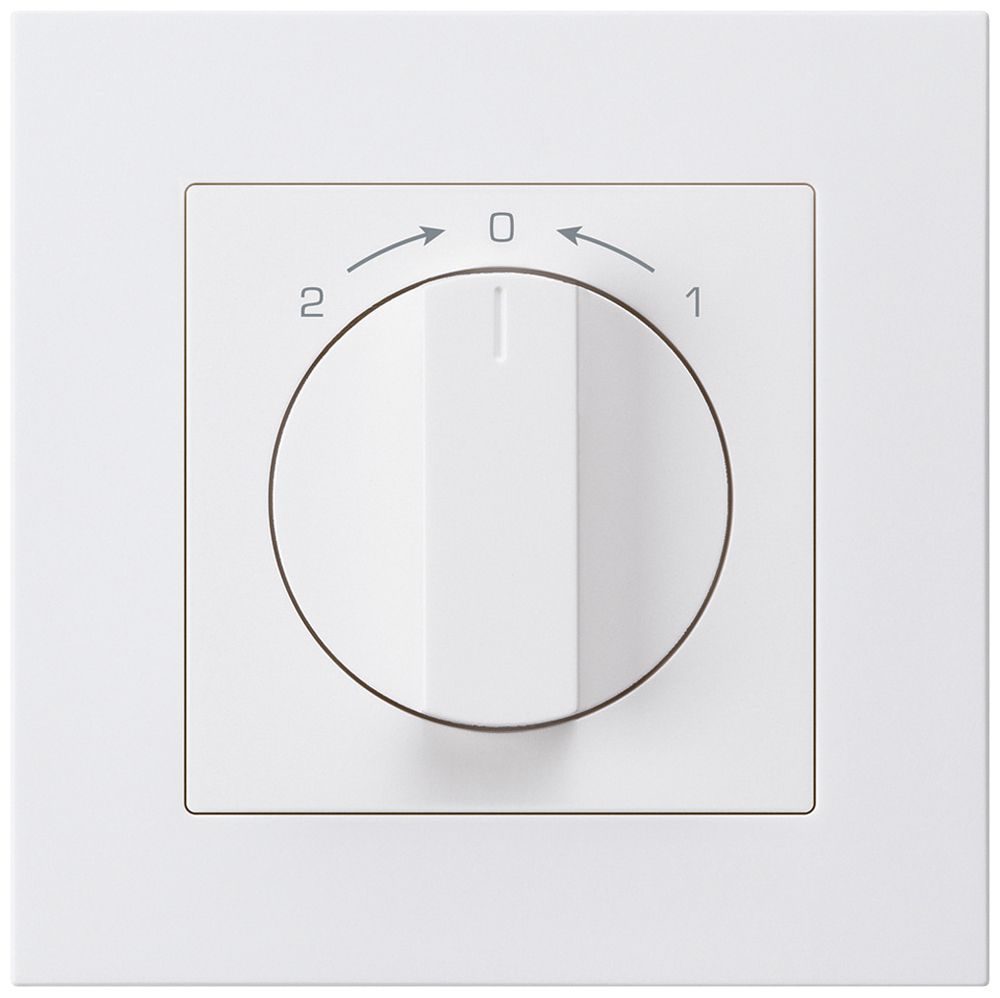 UP-SchwenkTaster 1->0<-2 weiss kallysto.pro mit Drehgriff