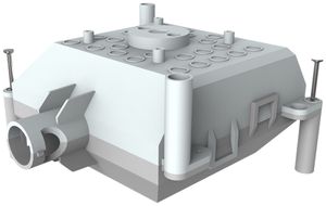 EB-Gehäuse Spotbox Stern Ø 35/70mm
