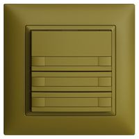 Poussoir KNX RGB ENC EDUE FMI, 250mW, s.LED, papier, 3×poussoir, C.2×T., ov