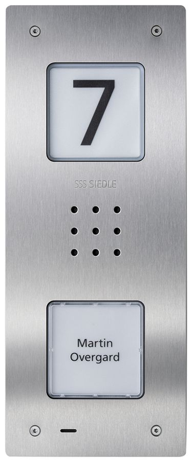 UP-Aussenstation Audio Siedle Compact Bus-System 1 12VAC 273×110×49mm IP54