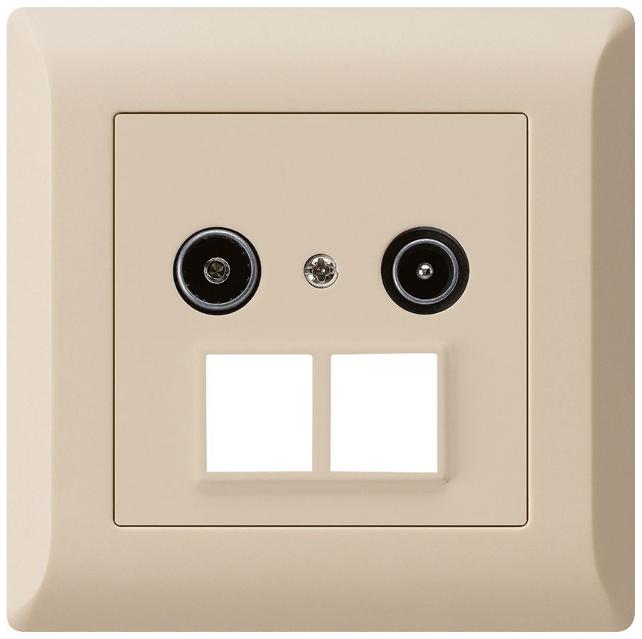 UP-Antennendose R/TV HMS kallysto.line 23dB beige