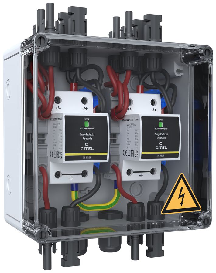 Generatoranschlusskasten  Citel GAK CiPlug2-XS-AF-4In2Out