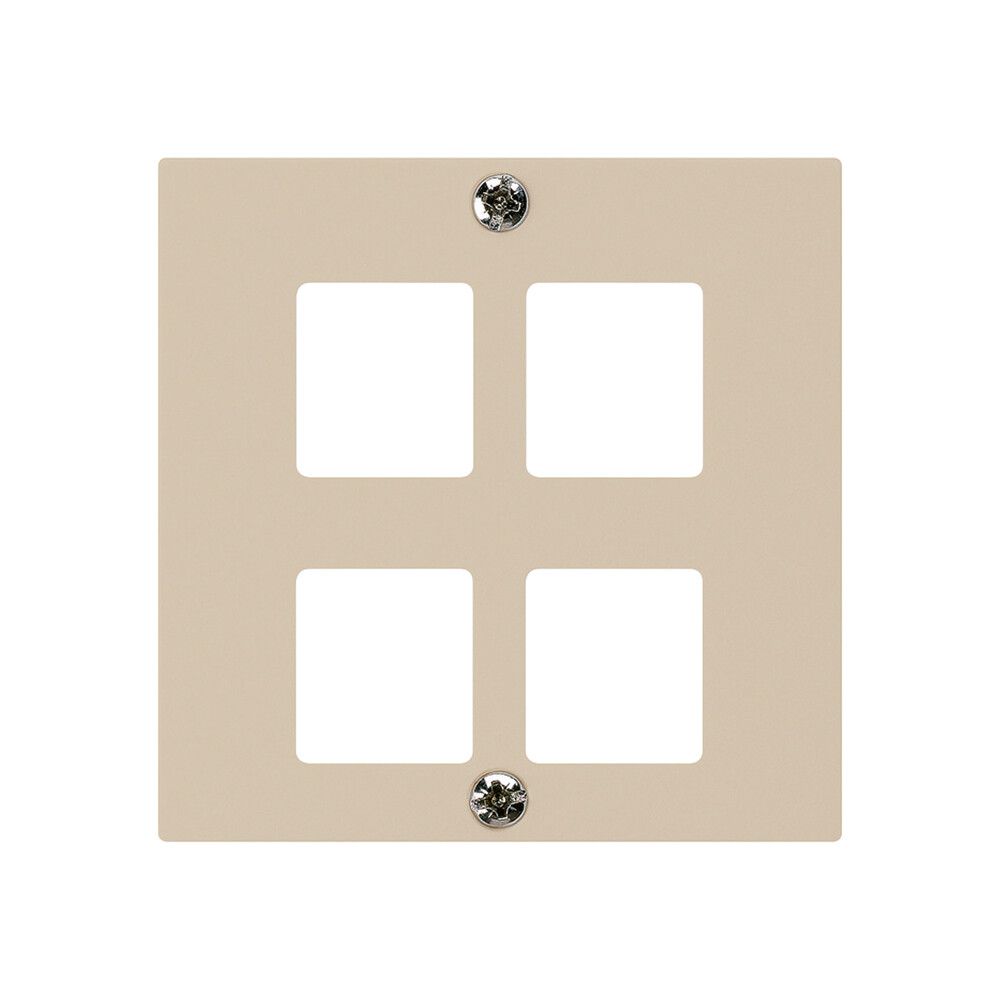 Placca frontale HMS kallysto per 4 moduli beige