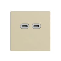 Steckdose USB 18W 2×Typ C Feller EDIZIOdue F 230V 3600mA vanille