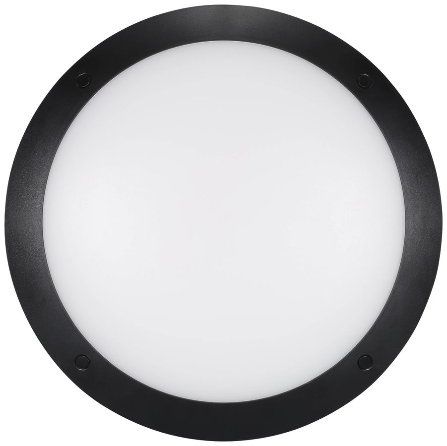 LED-Deckenleuchte Sylvania START HF SEN 14W 1500lm 840 IP66 DIM Ø350 schwarz