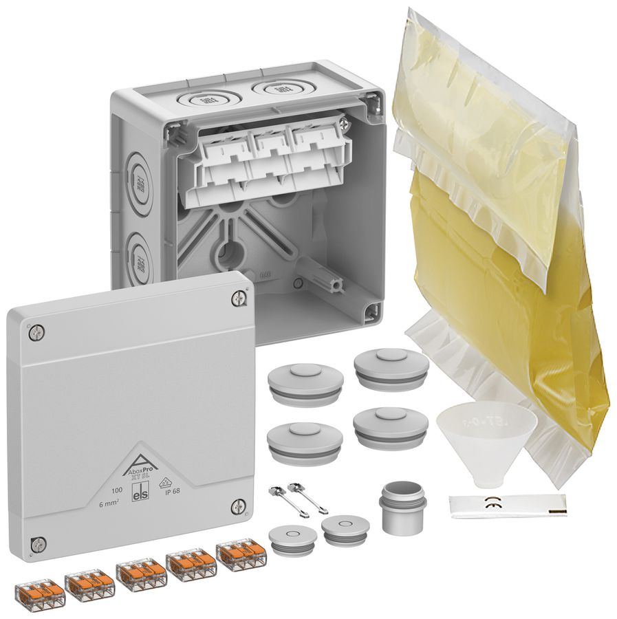 Boîte de dérivation AP Spelsberg Abox Pro XT SL-6² 152×152×85mm IP68 gr