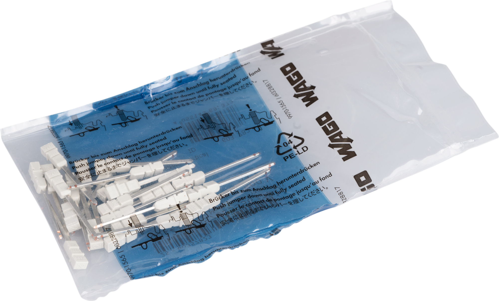 Connecteur vertical 2 étages adapté à la série 2002, isolé, gris clair