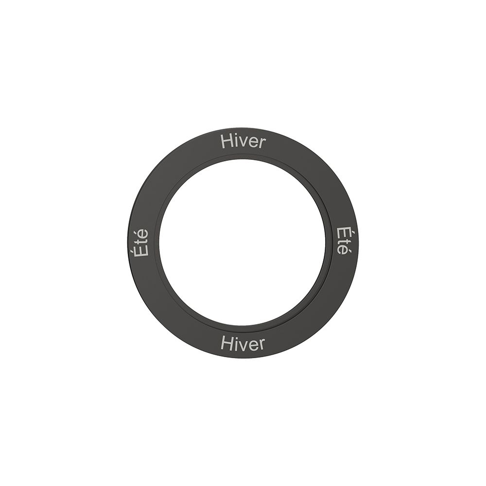 Kennscheibe NEVO, f.Drehschalter, Été-Hiver-Été-Hiver, schwarz