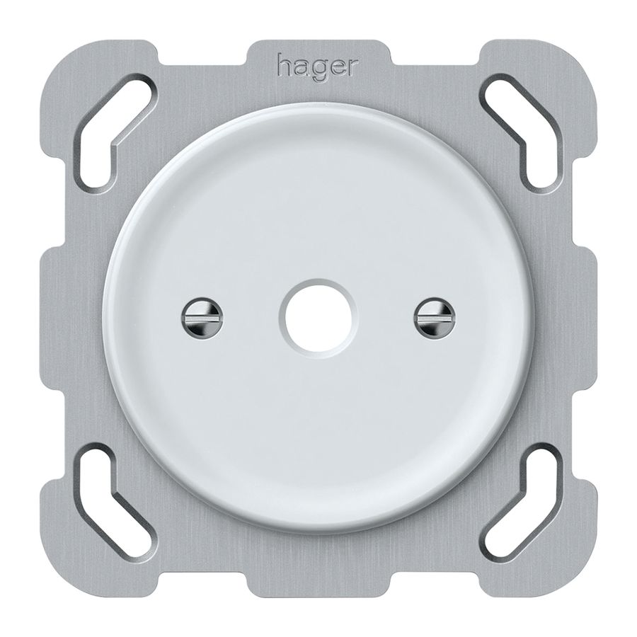 Scatola di derivazione INC origin foro Ø 9mm 77×77mm bianco