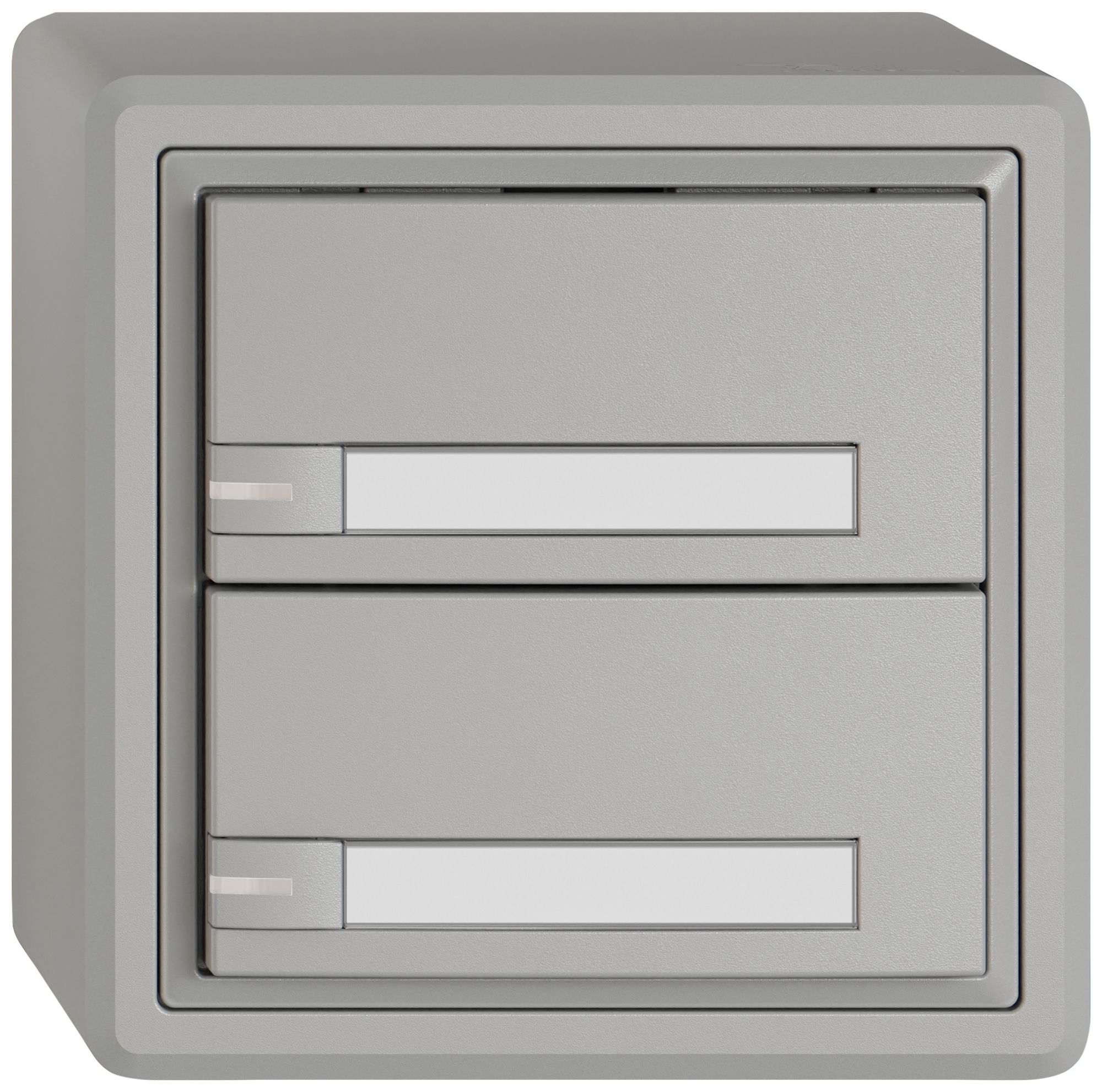 AP-Universaltaster EDIZIO.liv UNI SNAPFIX® 12…48V m.LED blau 2× 1-Tbed.Pap.hgu