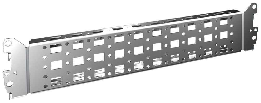 Montage-Chassis Rittal VX 8617.110 325×64×23mm Schiene grau 4Stk