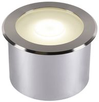 EB-LED-Bodenleuchte SLV DASAR FLAT 120 EL 7W 520lm 3000K rund Edelstahl IP65