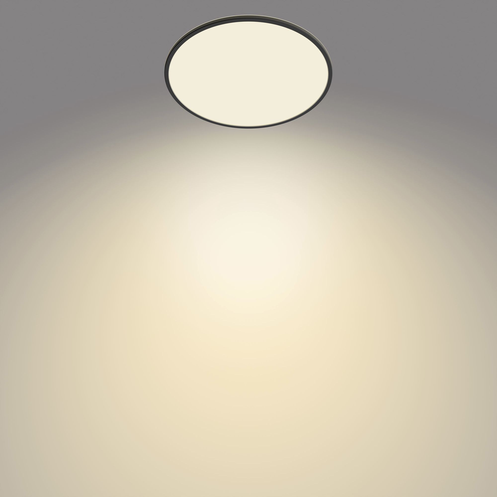 LED-Deckenleuchte Philips SceneSwitch 36W 3600lm 2700K IP20 DIM Ø550mm schwarz