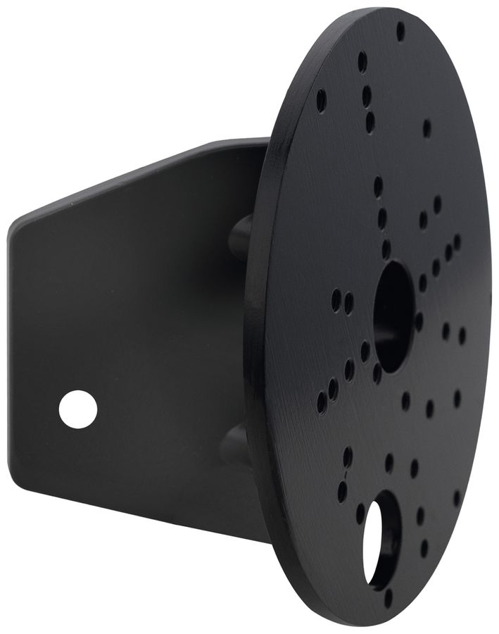 Support d'angle Eglo Ø112×50mm acier noir