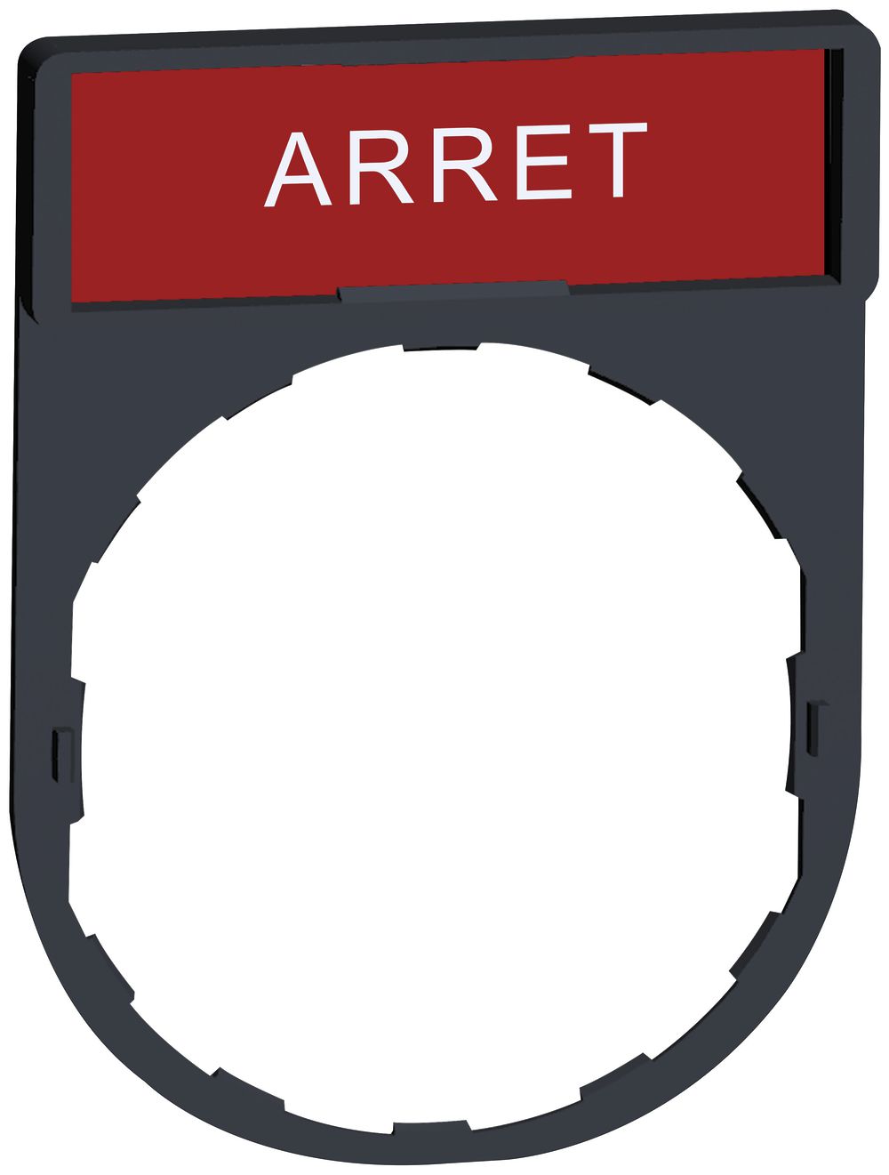 Placchetta Schneider Electric Arrêt