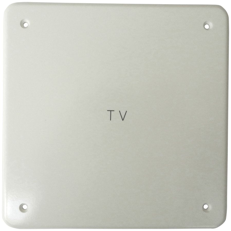 Abdeckplatte III 78mm schwarz