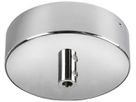 AP-Deckenrosette SLV FITU Leuchtenanschlussadapter Ø90×26mm chrom