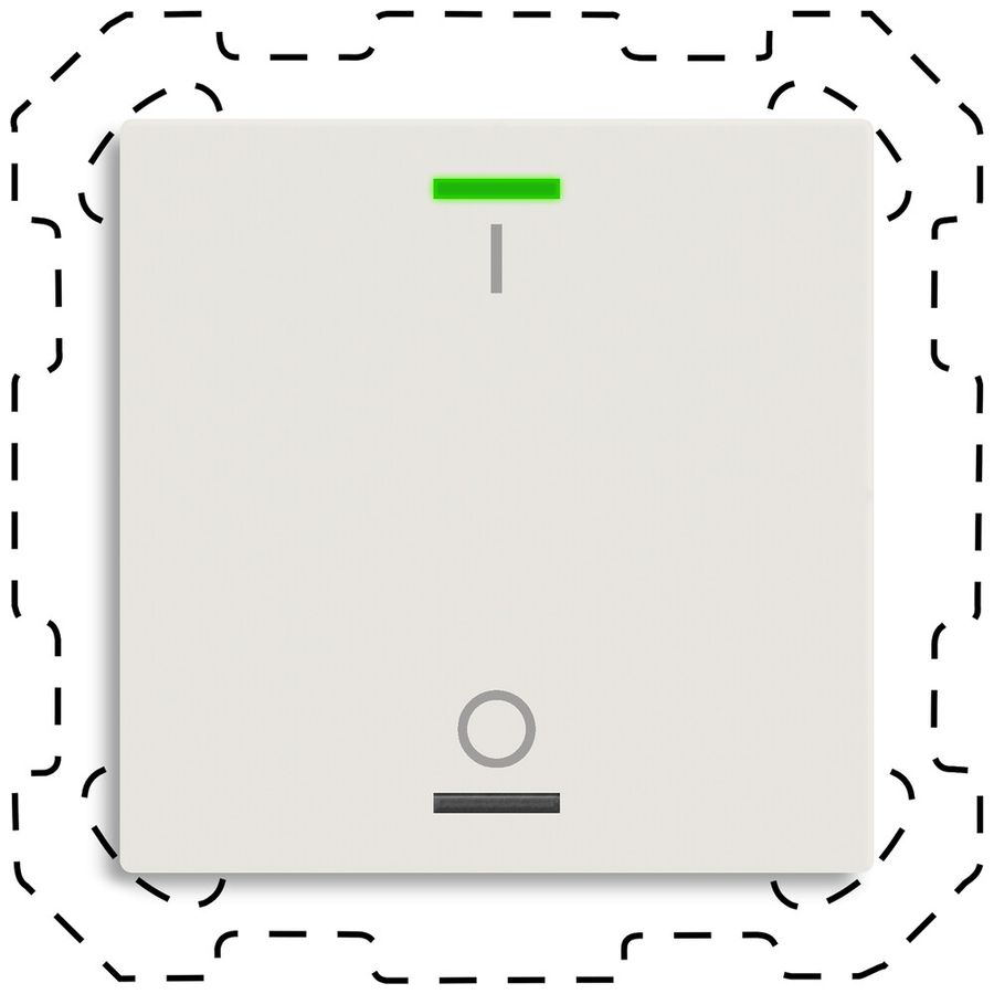 Poussoir KNX RGBW INC MDT TAL-6001B11.02S 1t/2a blanc mat "I/O"