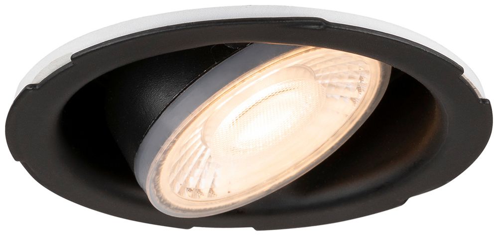 EB-LED-Spot SLV UNIVERSAL PHASE 1×7W 690lm 927/930/940/965 38° DIM Ø85mm schwarz