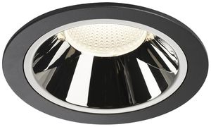 LED-Downlight SLV NUMINOS XL 37.4W 3750lm 4000K 20° DIM Ø160×108mm sz/Cr