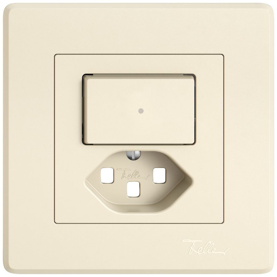 UP-Montageset EDIZIO.liv SNAPFIX® für Kombi.T23 m.1 Knopf bel.m.Frontlinse cr