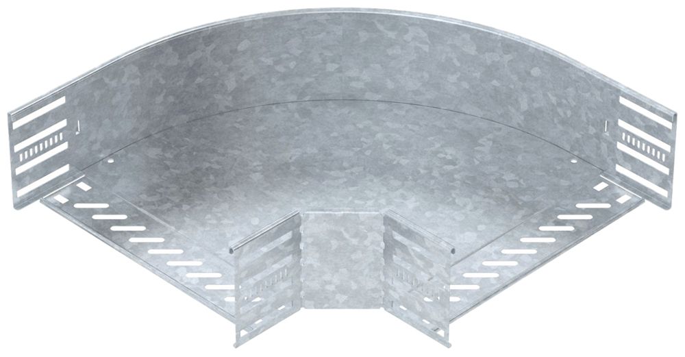 Coude BET RB 90° 110×300mm acier galvanisé à chaud