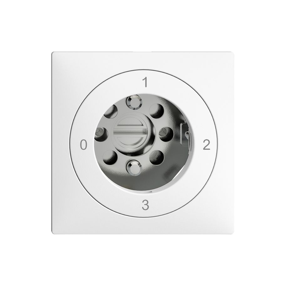 Interruttore rot. INC EDIZIOdue 5/1L bianco, per serrat. senza cilind