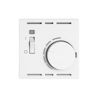 Raumthermostat EDIZIO.liv SNAPFIX® m.Schalter 230VAC 50Hz ws