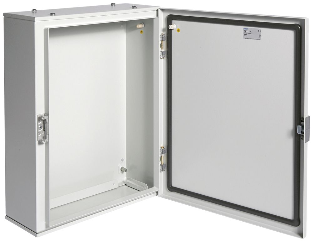 Cofano AP Hager Orion.Plus acciaio 400×500×160mm IP65 SKI doppio bit grc