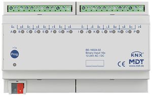 REG-Binäreingang KNX MDT BE-16024.02 16-Kan 12…24VUC 8TE