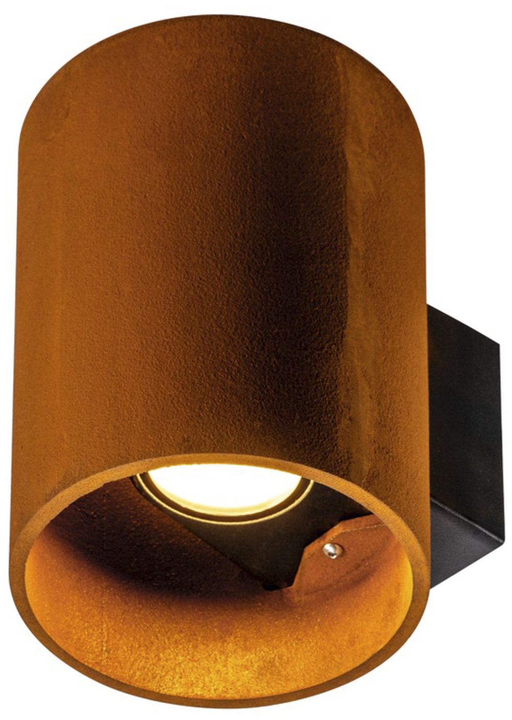LED-Wandleuchte SLV RUSTY UP/DOWN WL 14W 525lm 3000/4000K IP65 rund rost