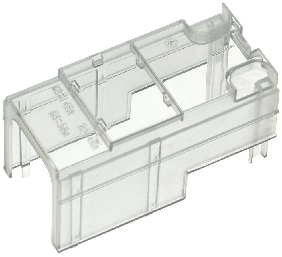 Anschlussraumabdeckung Hager kurz weber.vertigroup DIN00 185mm f.Rahmenklemme