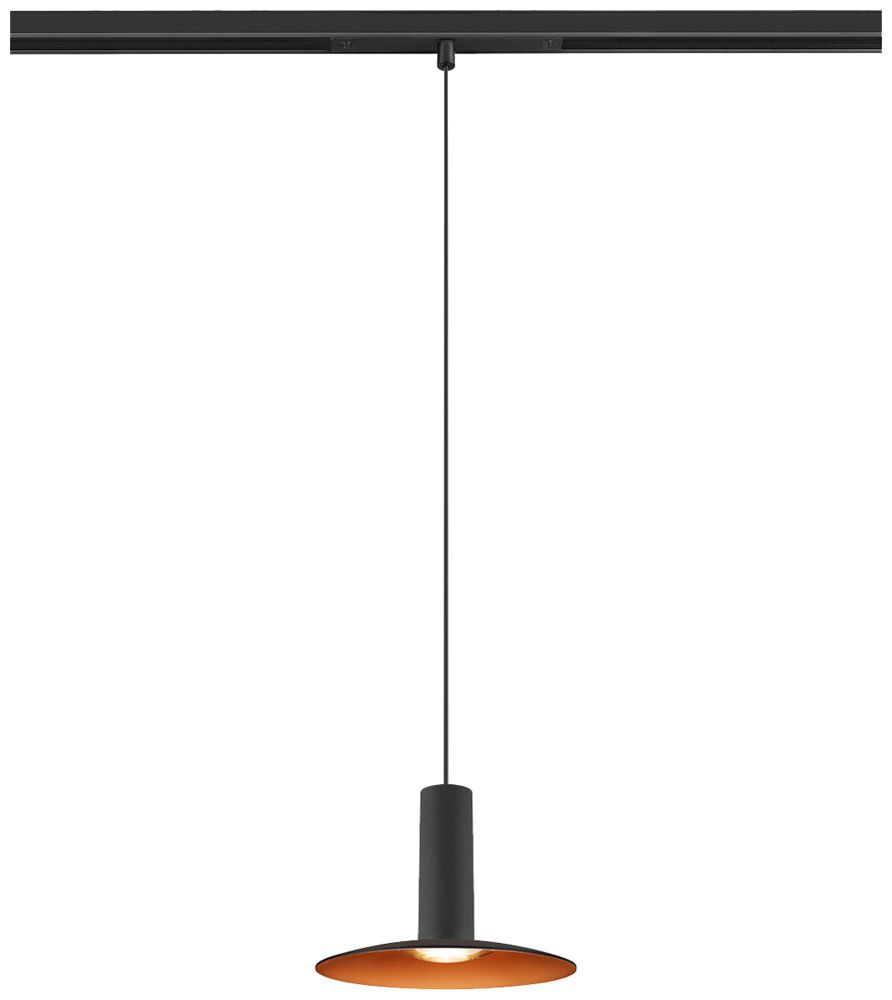 LED-Pendelleuchte SLV LALU ELYPSE 9W 600lm 2700…3000K DALI Ø150×115mm schwarz