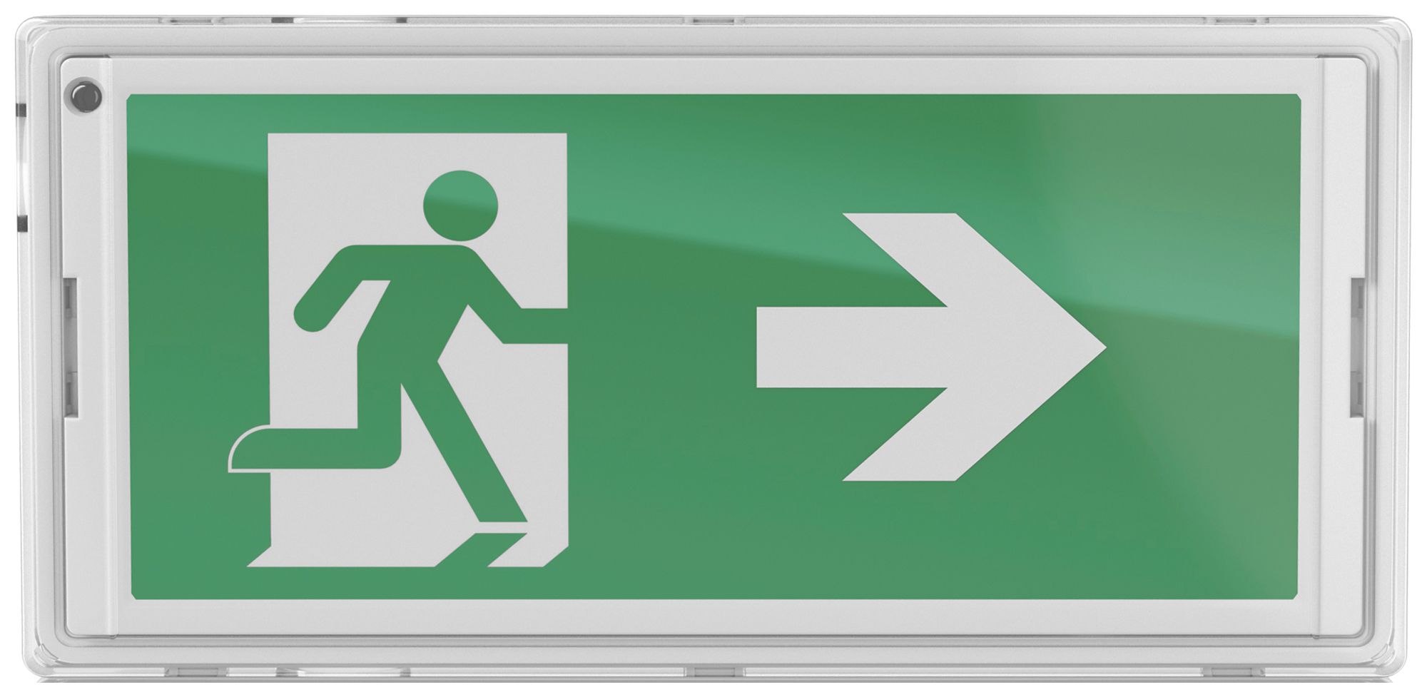 LED-Rettungszeichenleuchte Sylvania LifeSafe IP65 Aufbau/Einbau 120lm 3hPt ws