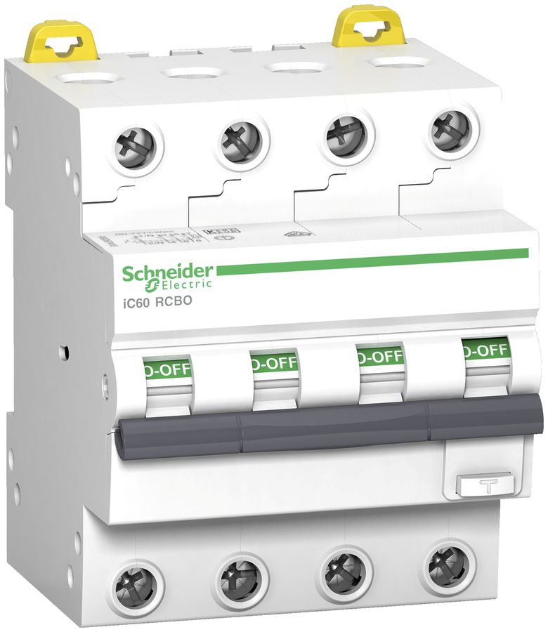 Disgiuntore differenziale Schneider Electric IC RCBO 6kA 4P 20A C 30mA tipo A SI