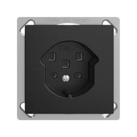 EB-Steckdose EDIZIOdue T25 16A schwarz, mit Steckklemmen