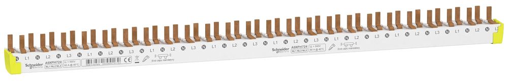 Barra collettrice Schneider Electric 3LN in basso 24UM