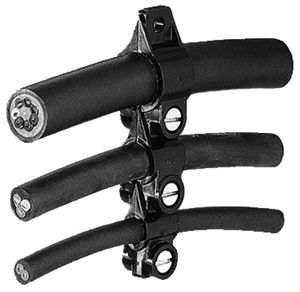 Kabelaufhängebride Ø10mm, Polyamid, schwarz