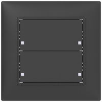 Senseur poussoir ENC SIDUS KNX Design type B, 2/4, anthracite