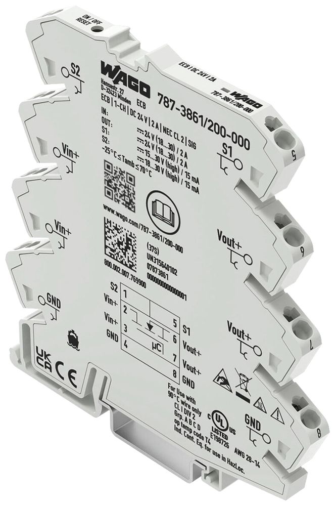 Elektronischer Schutzschalter WAGO 2A