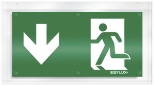 Piktogramm-Scheibe ESYLUX SLC, einseitig unten