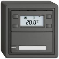 Poussoir RTH AP EDIZIO.liv SNAPFIX® a.RGB-LED étiqu.1×touche comm.1T grf